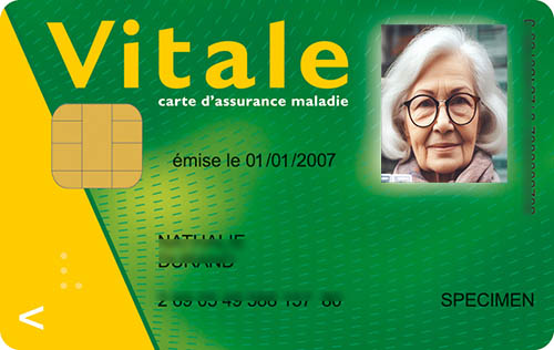 carte vitale mise à jour par la pharmacie des Arcanes